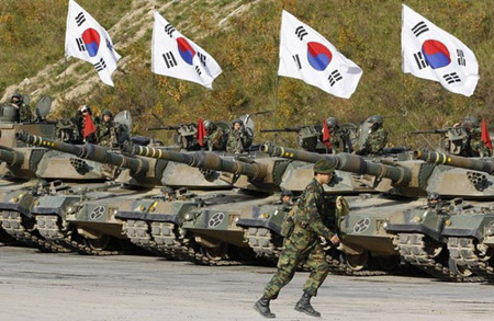 Lực lượng quân đội Hàn Quốc.